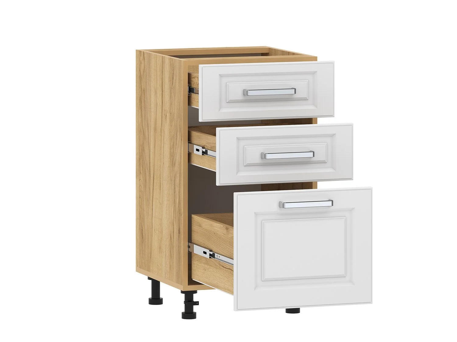 Кухня Вокс комплект 1 Дуб Крафт золотой / Меренга