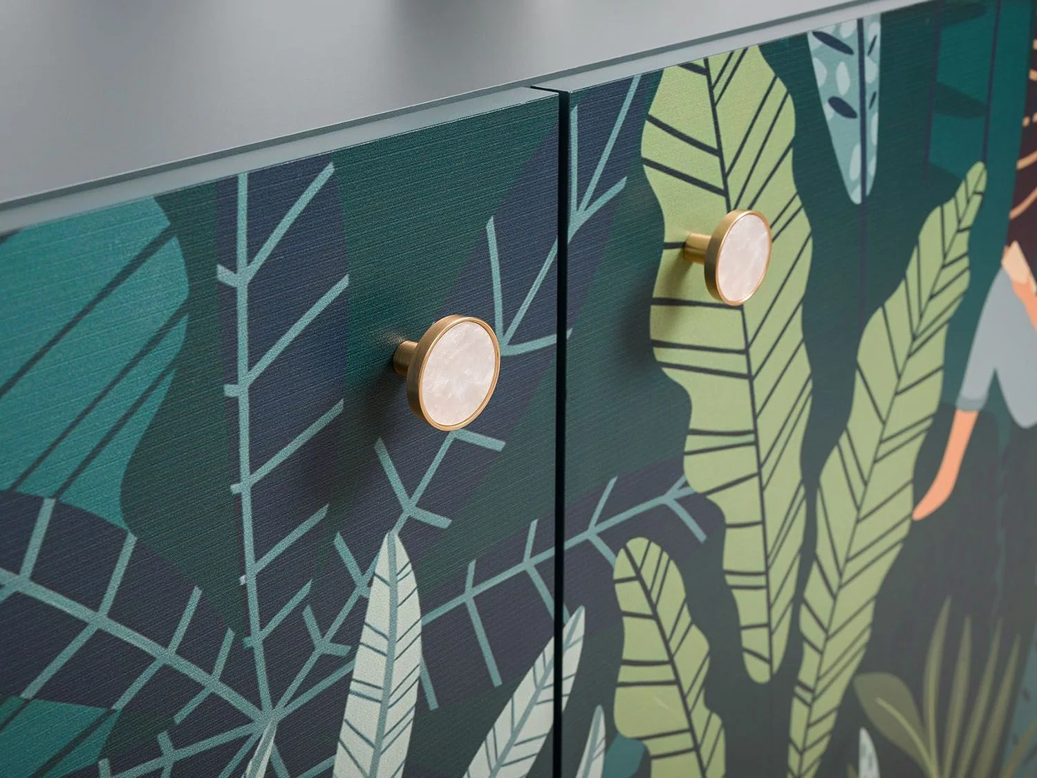 Либера комод 16.230.01 Пасифай / Белый PE шагрень