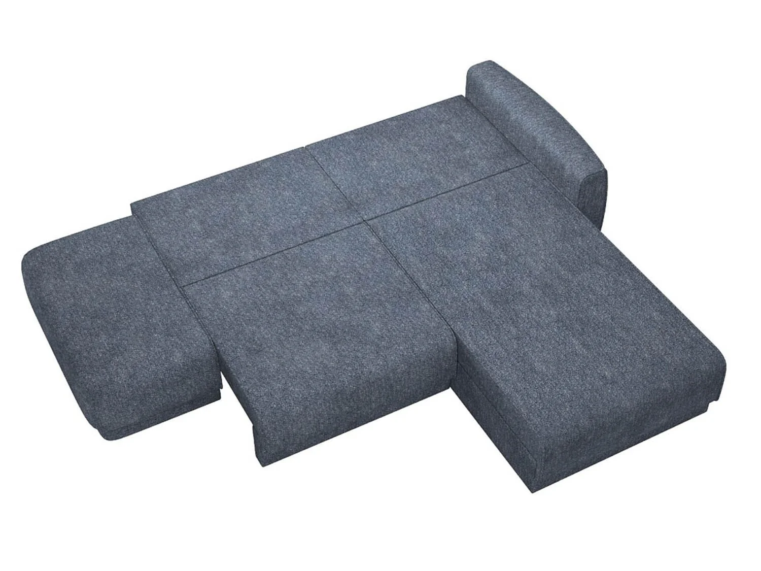 Женева SOPF ЛЕВЫЙ диван-кровать угловой еврокнижка / Сталь