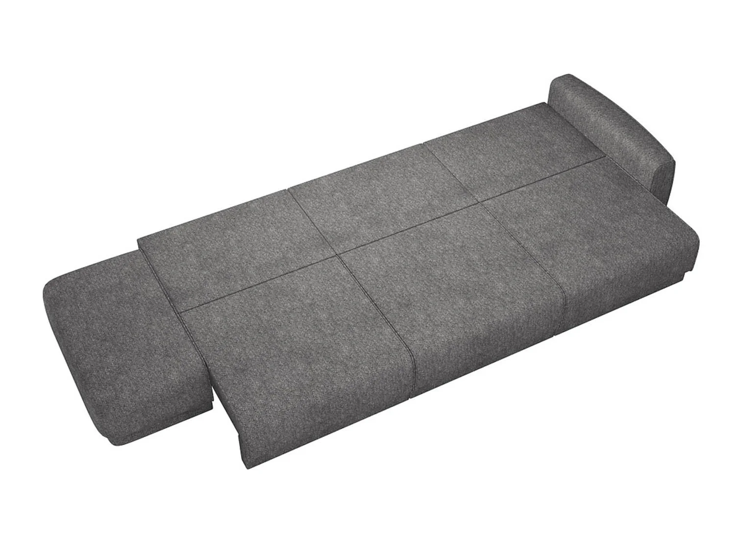 Женева 3SPF ЛЕВЫЙ диван-кровать еврокнижка / Стоун