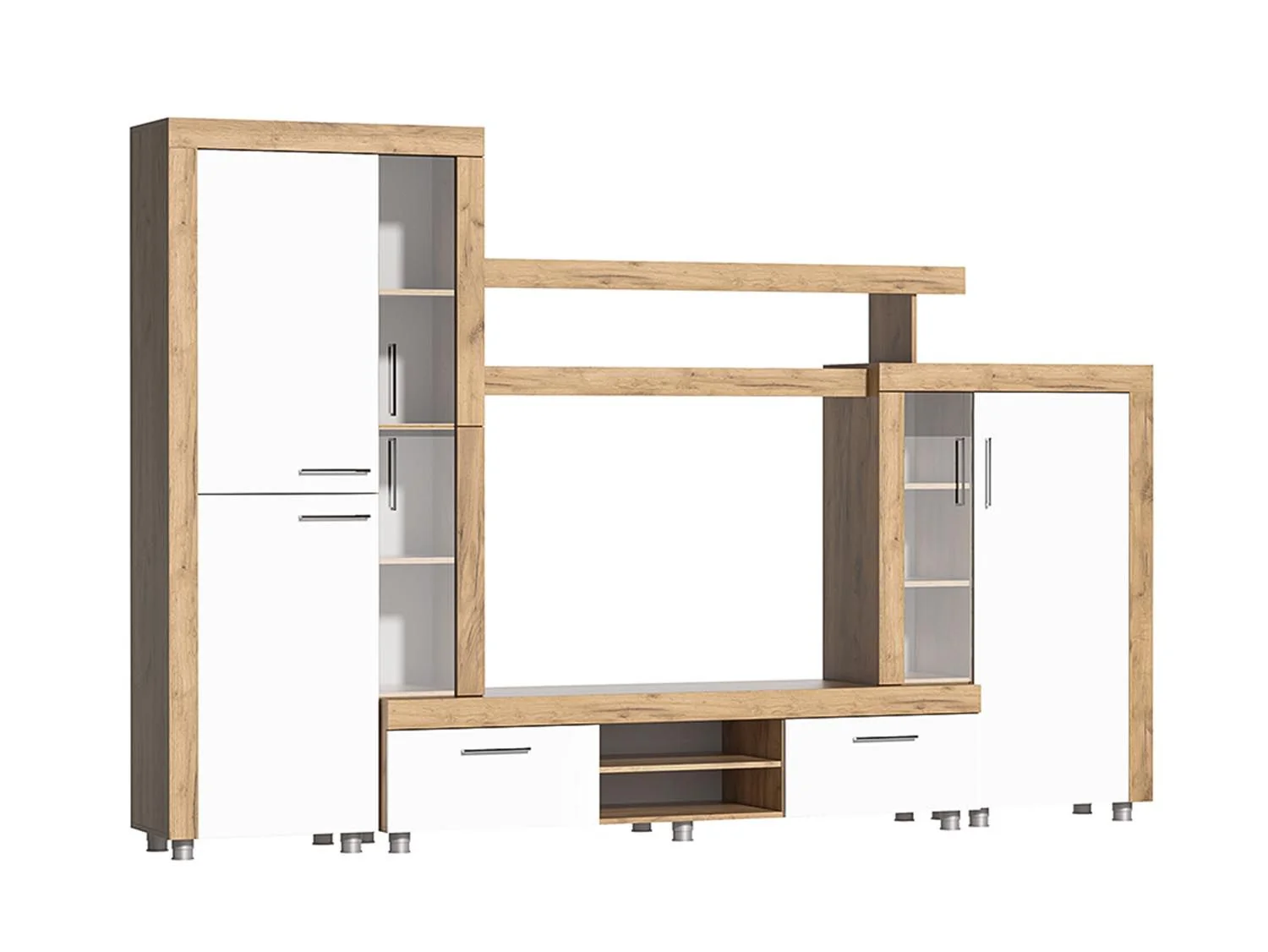 Аллегро 1 гостиная / Дуб золотой/белый