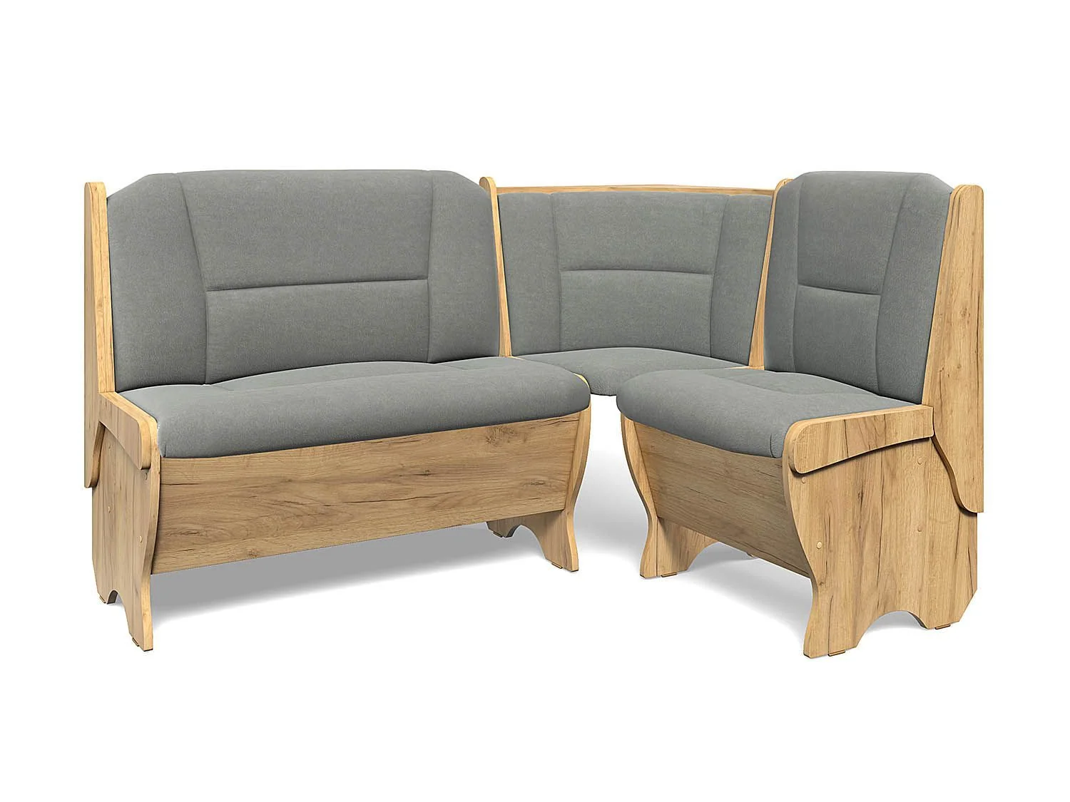 Скамья угловая Орхидея дуб крафт золотой/PR 25