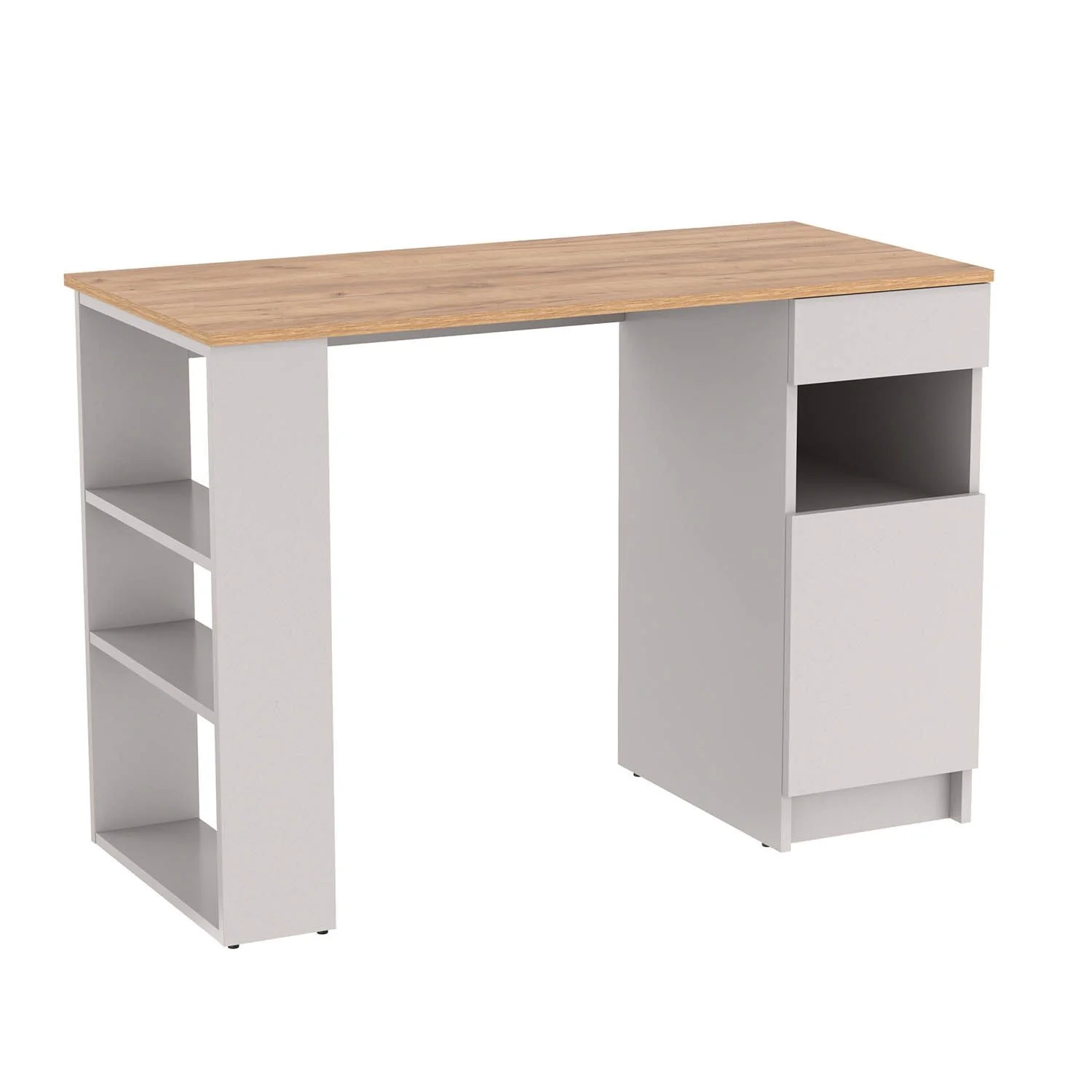 89.10 Прайм стол письменный кашемир / дуб золотой