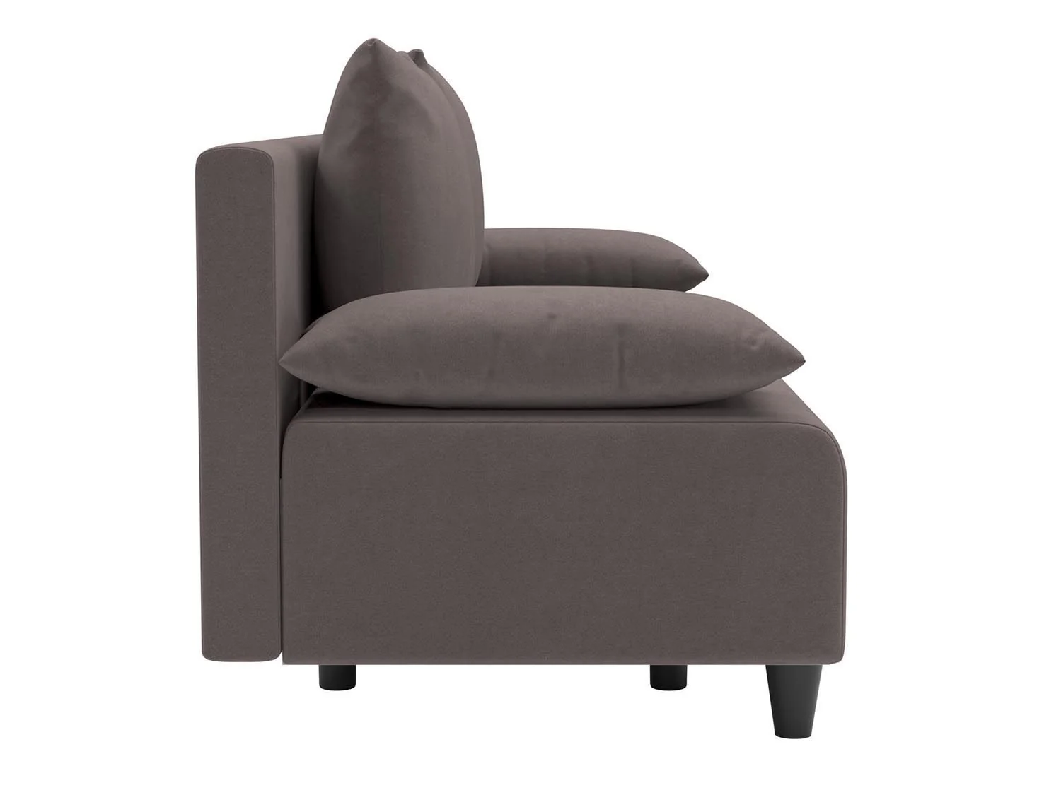 Роджерс М диван-кровать 3-х мест / велюр Parma 14 коричневый