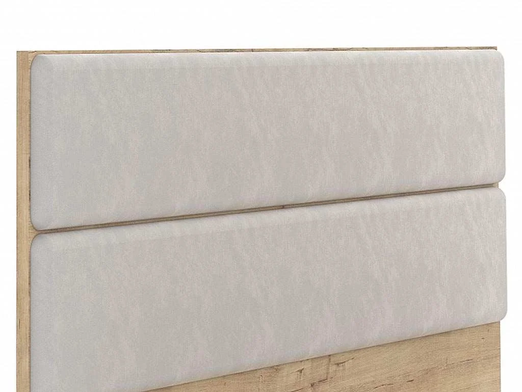 НМ 041.20 кровать Морти Дуб Бунратти/белый/серый