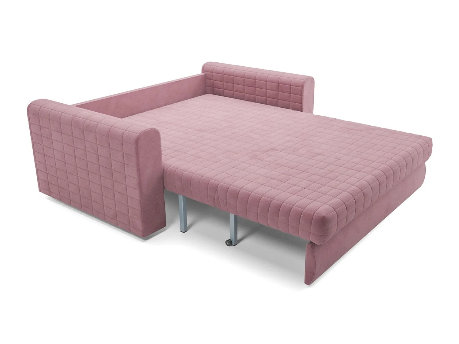 Диван Аккордеон Барон №5 велюр пудра НВ-178 18