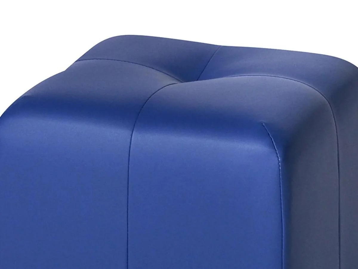 Пуф Николь Синий экокожа