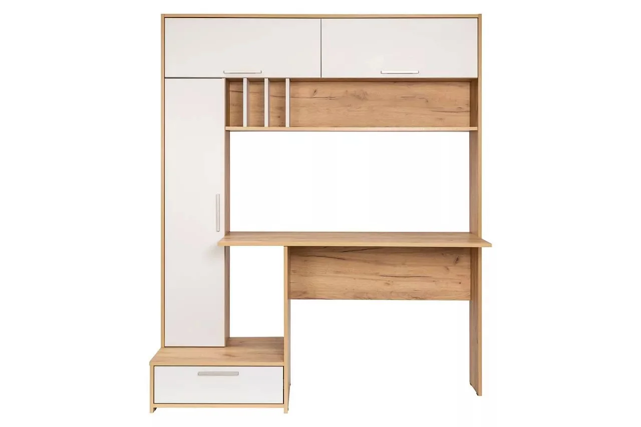 Лайт Стол письменный 03.243 Дуб Золотой/Белый