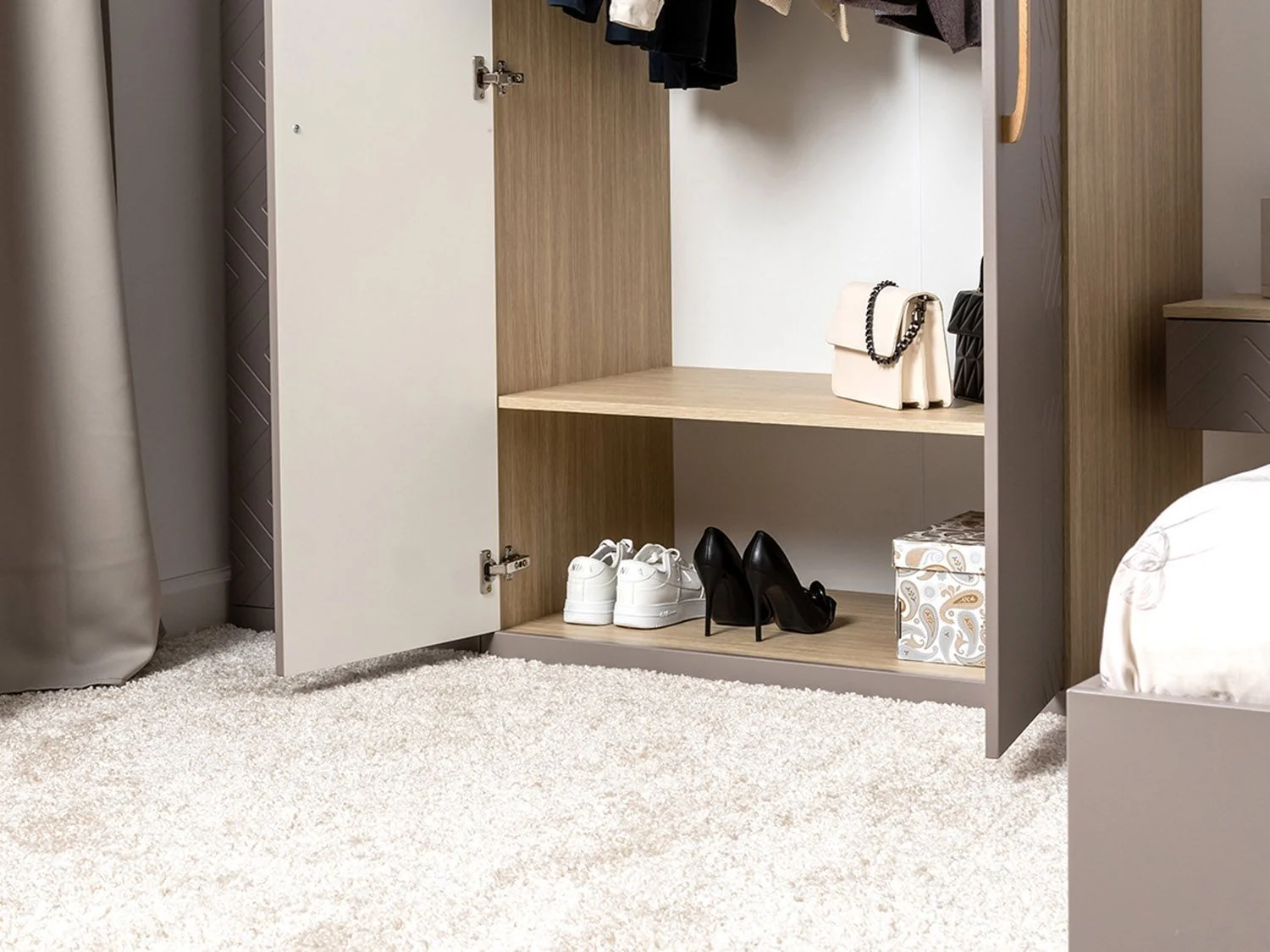 Амьен Шкаф 16.309.02 Плэйн/Веллюто Капучино