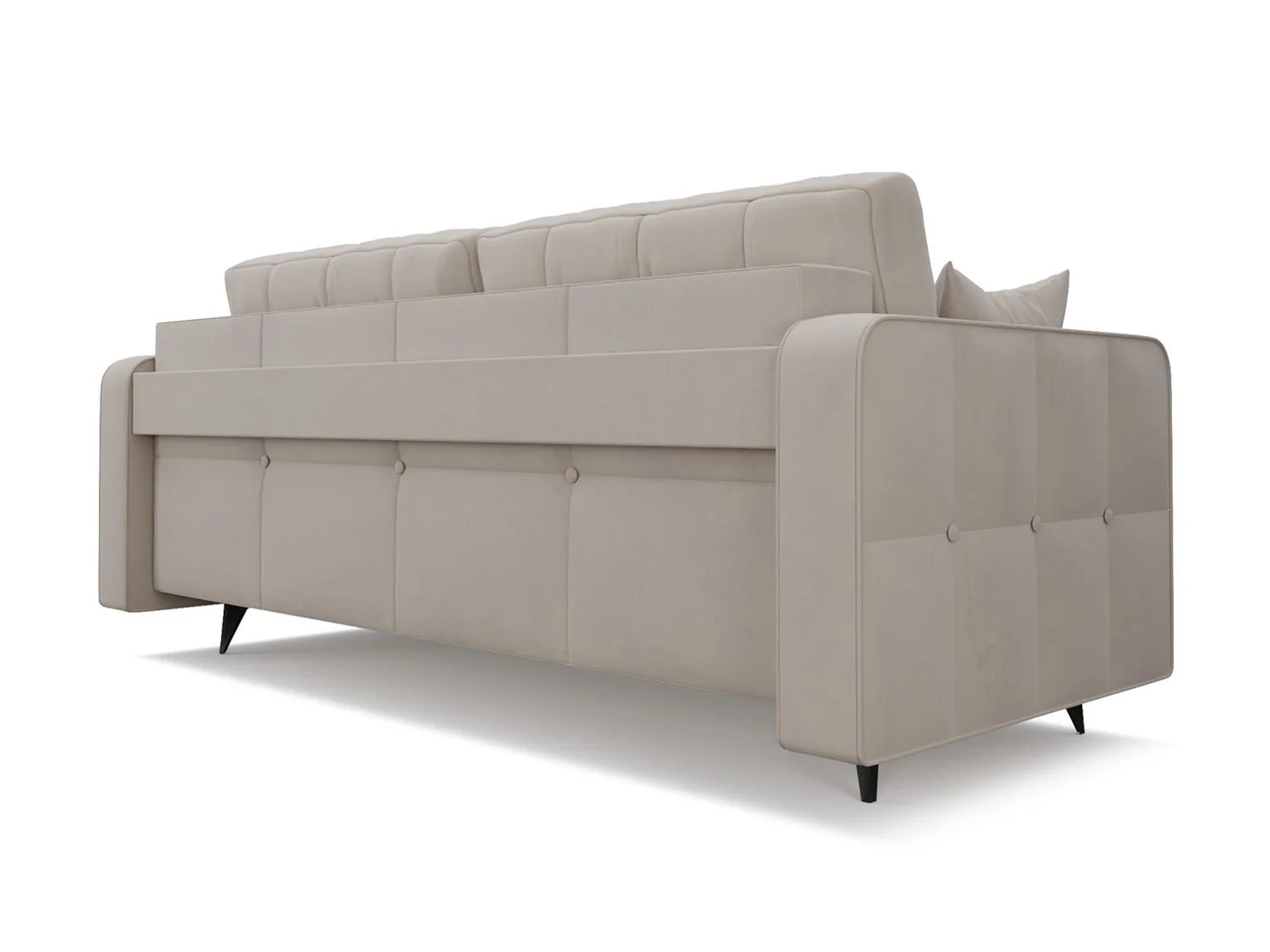 Диван Снеп бархат бежевый STAR VELVET 6 LIGHT Beige