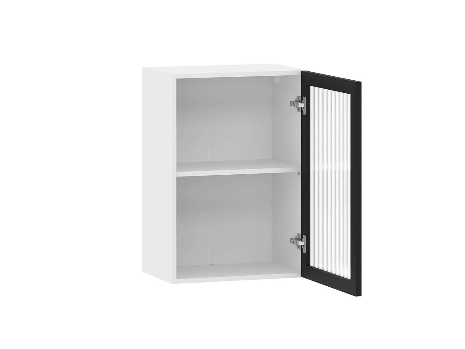 Moru 100.80.500 шкаф наквесной Белый / Черный