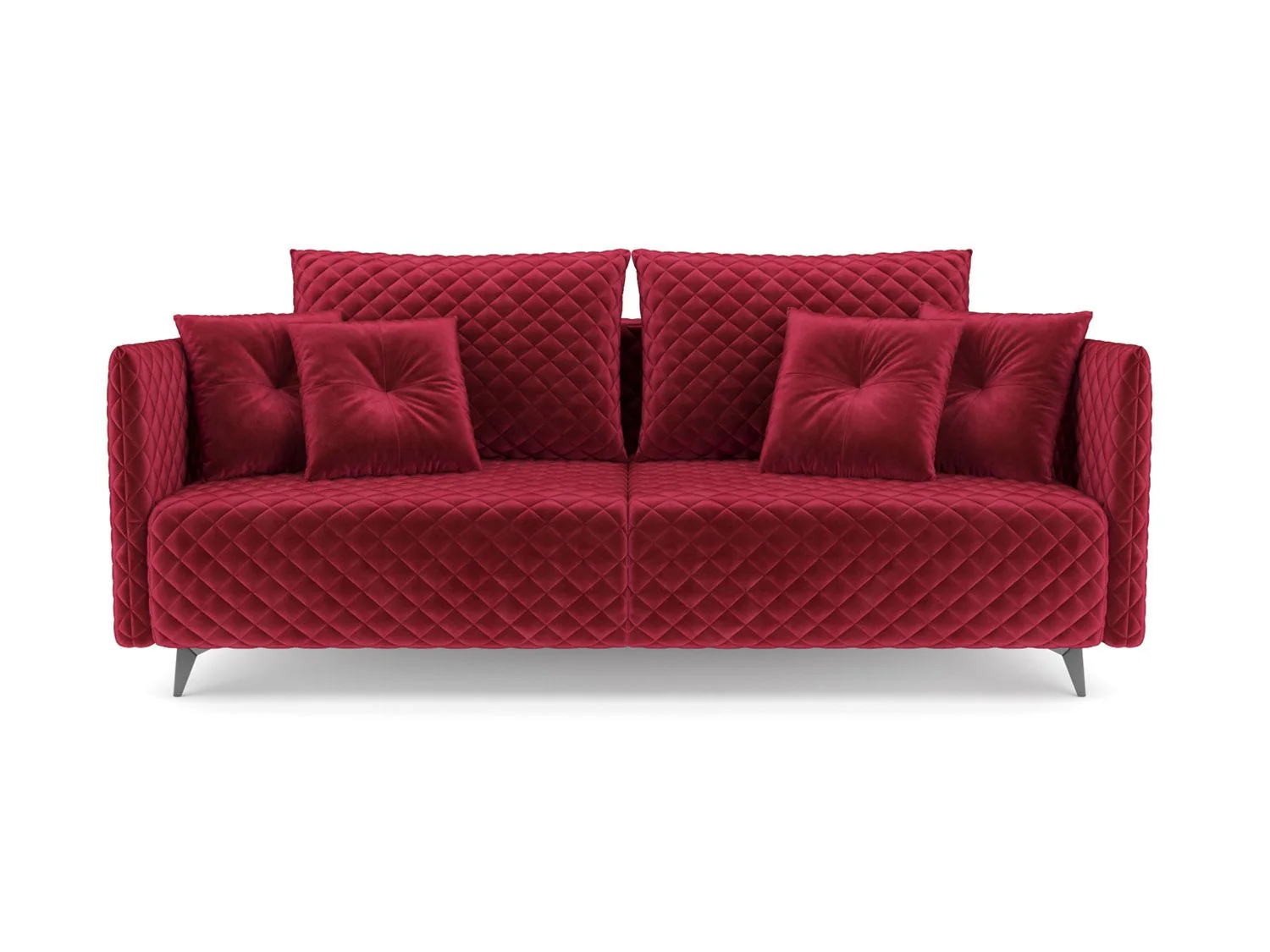 Диван Вашингтон бархат красный/ STAR VELVET 3 DARK RED