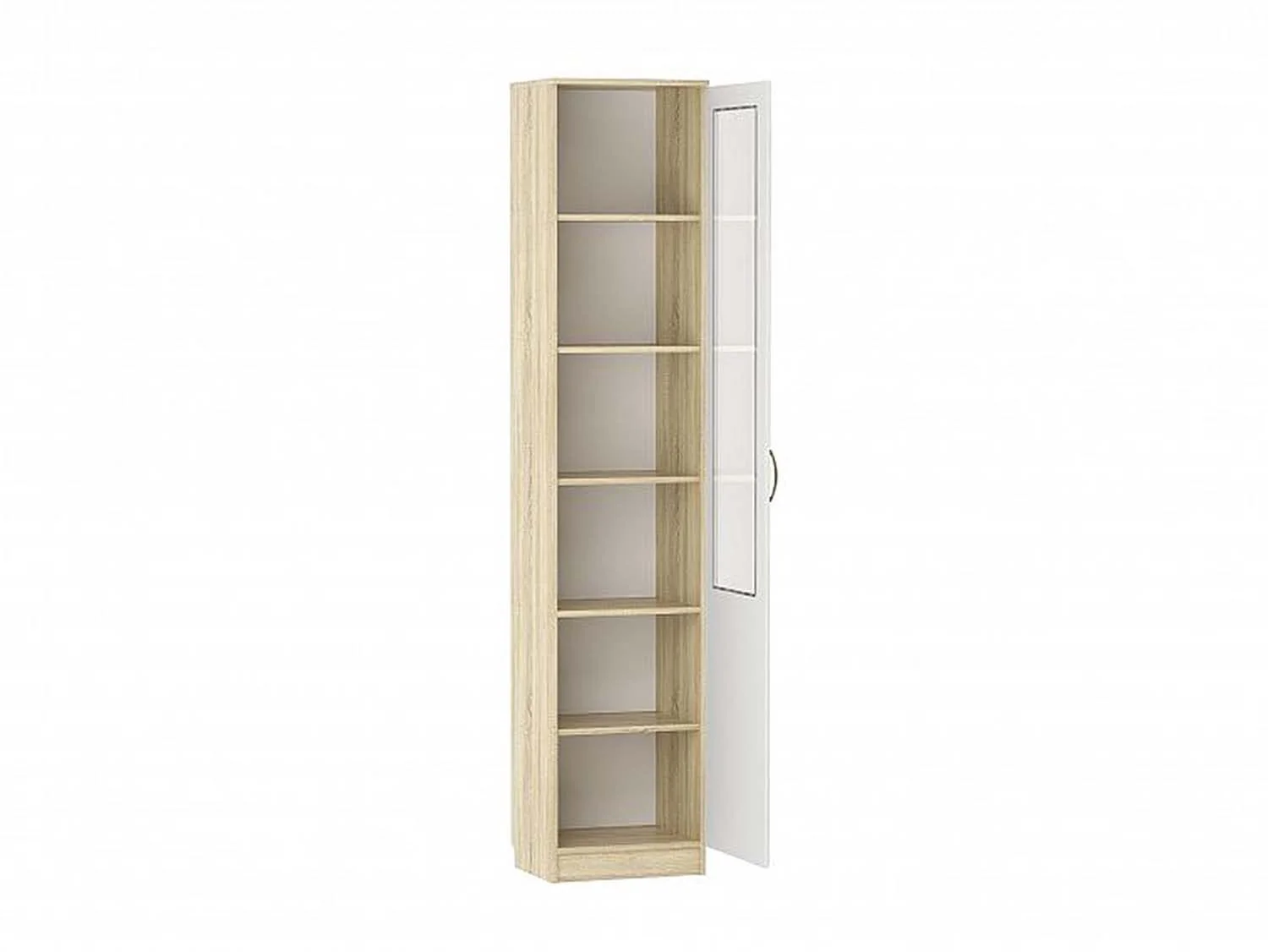 НМ 040.43 ПР Витрина Оливия Дуб Сонома/белое дерево