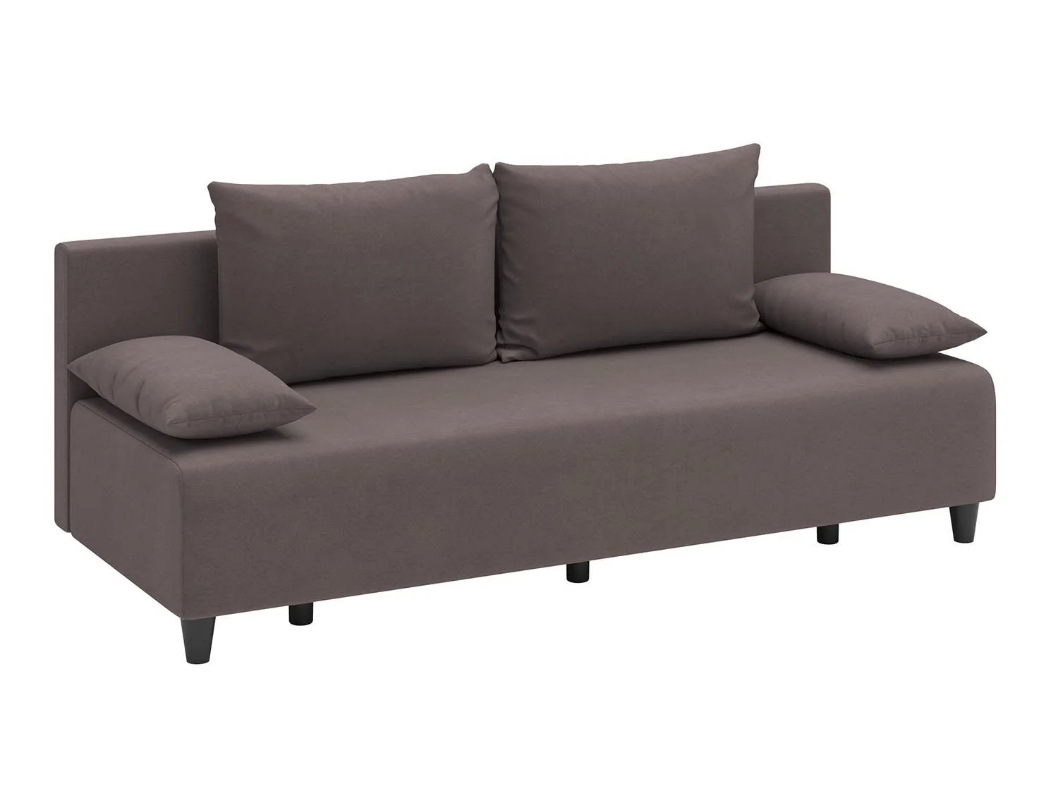 Роджерс М диван-кровать 3-х мест / велюр Parma 14 коричневый