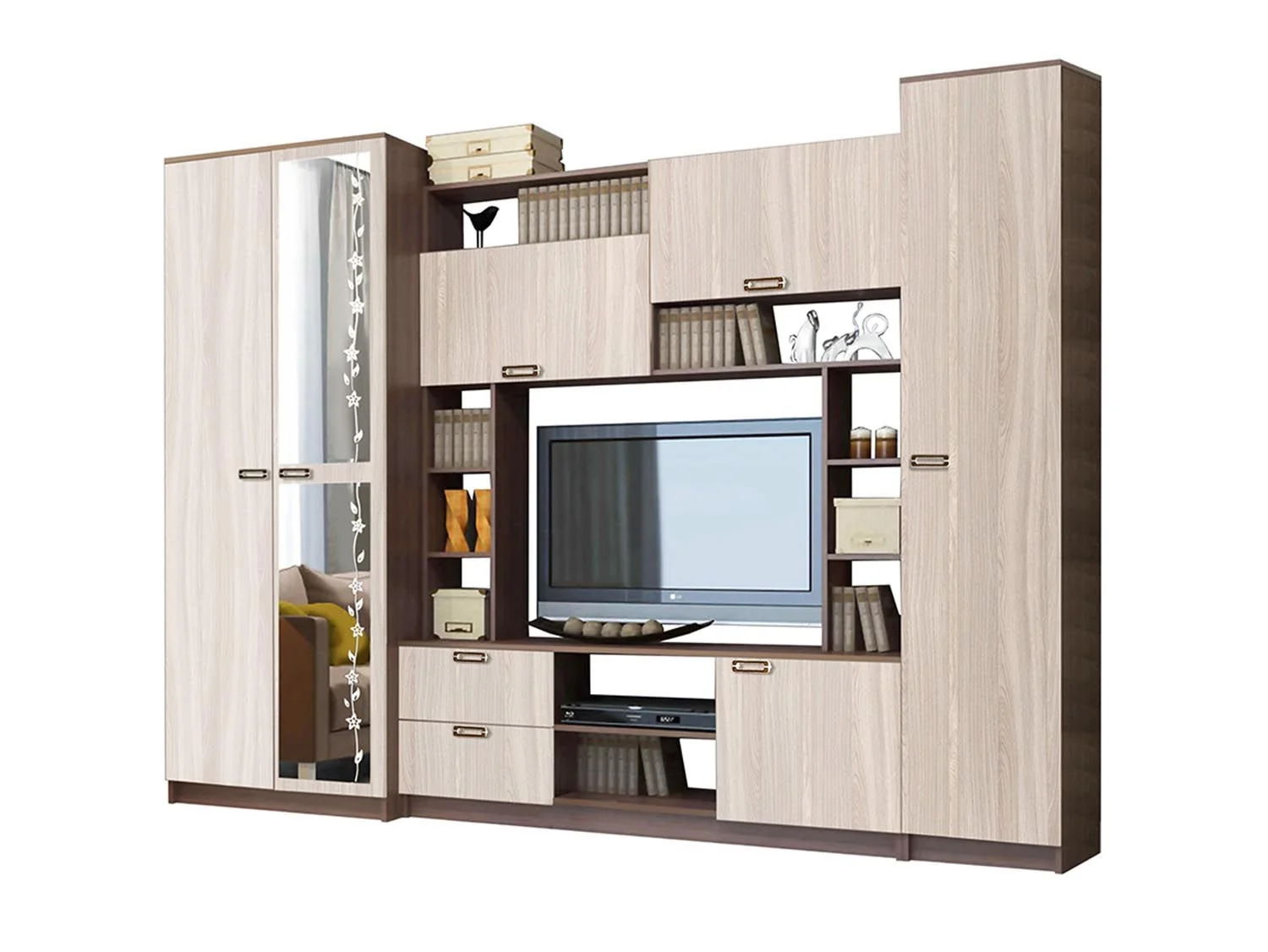 Аллегро 6 гостиная / Ясень темный/светлый