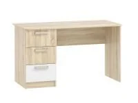 Стол письменный НМ 011.47-01 «Фанк» клен танзанский/белый