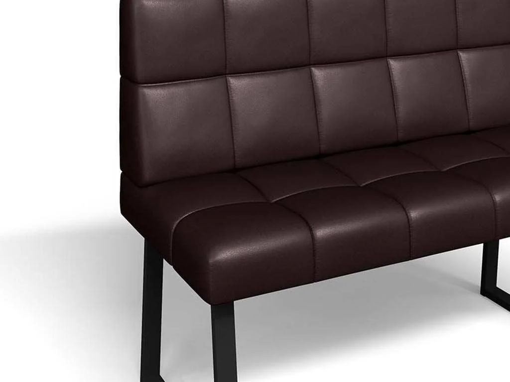 Модульный угловой диван Реал Умбер/Черный муар