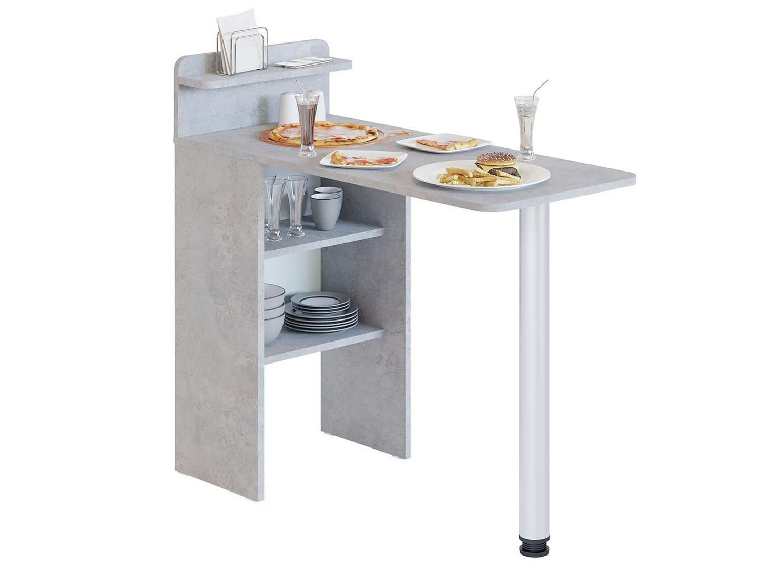 Стол раскладной СП-19 Бетон