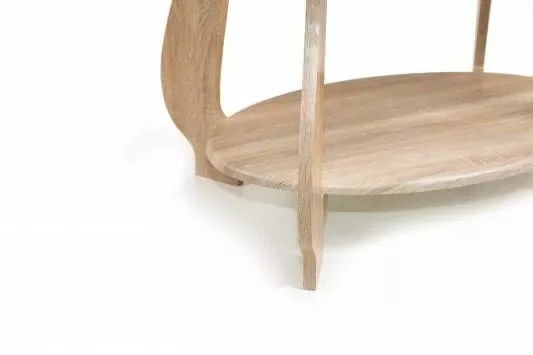 Стол журнальный СЖ-25 с рисунком Р-1/дуб сонома