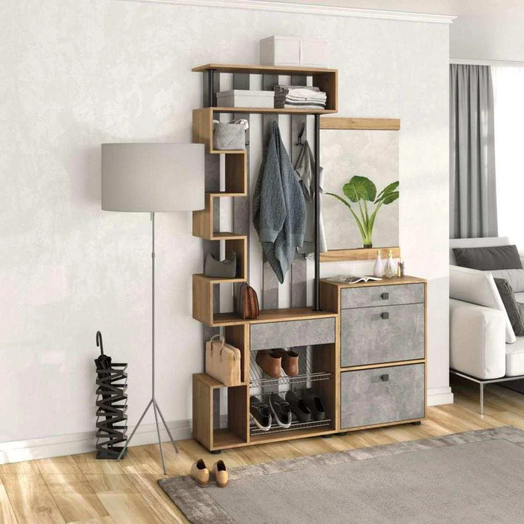 Прихожая Мини Лайт МЛ-1 дуб крафт/ателье