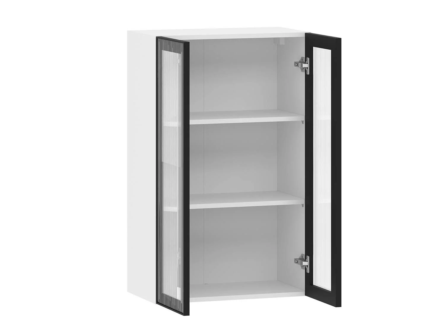 Moru 100.83.600 шкаф наквесной Белый / Черный