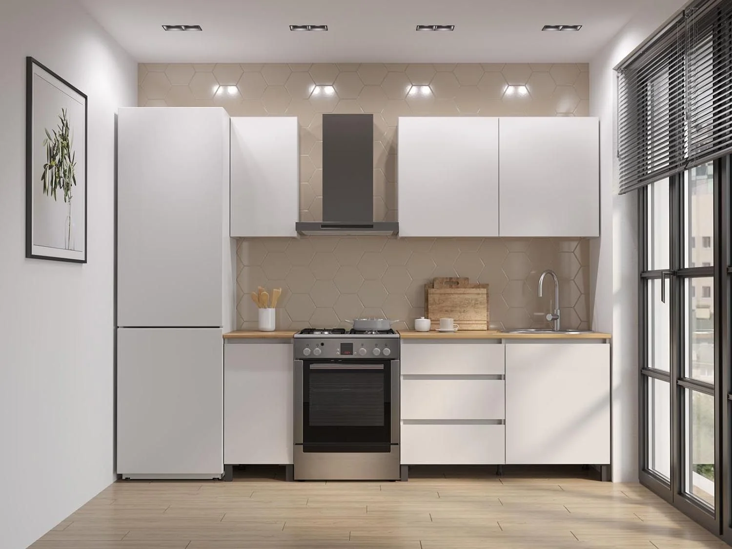 Кухня София 1600 белый