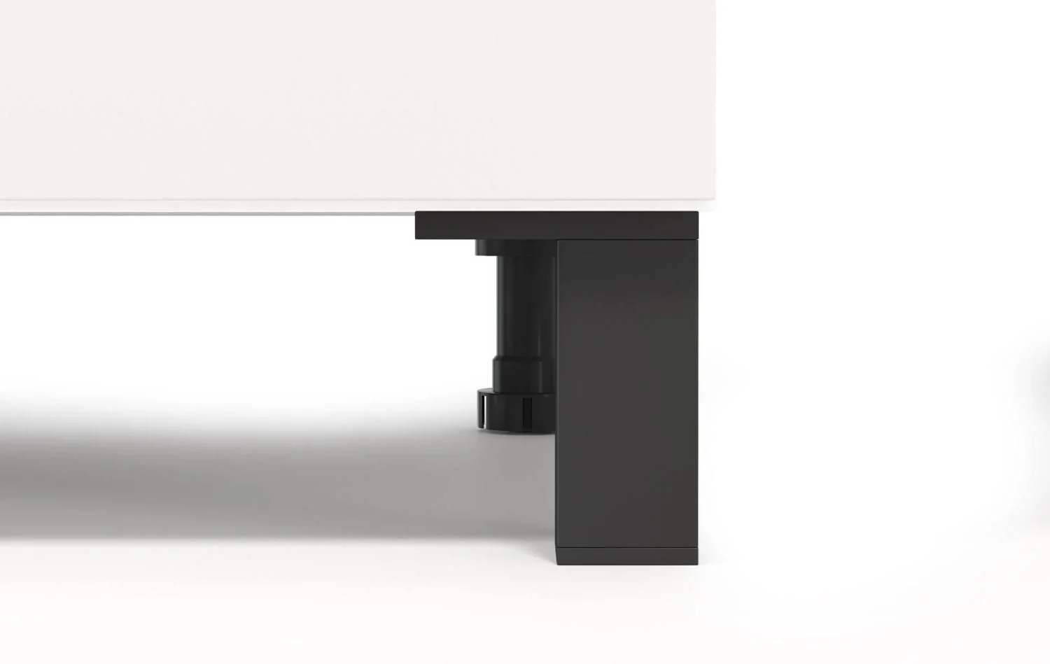 Кухня Венера угловая 1000 х 3700 МДФ Белый матовый