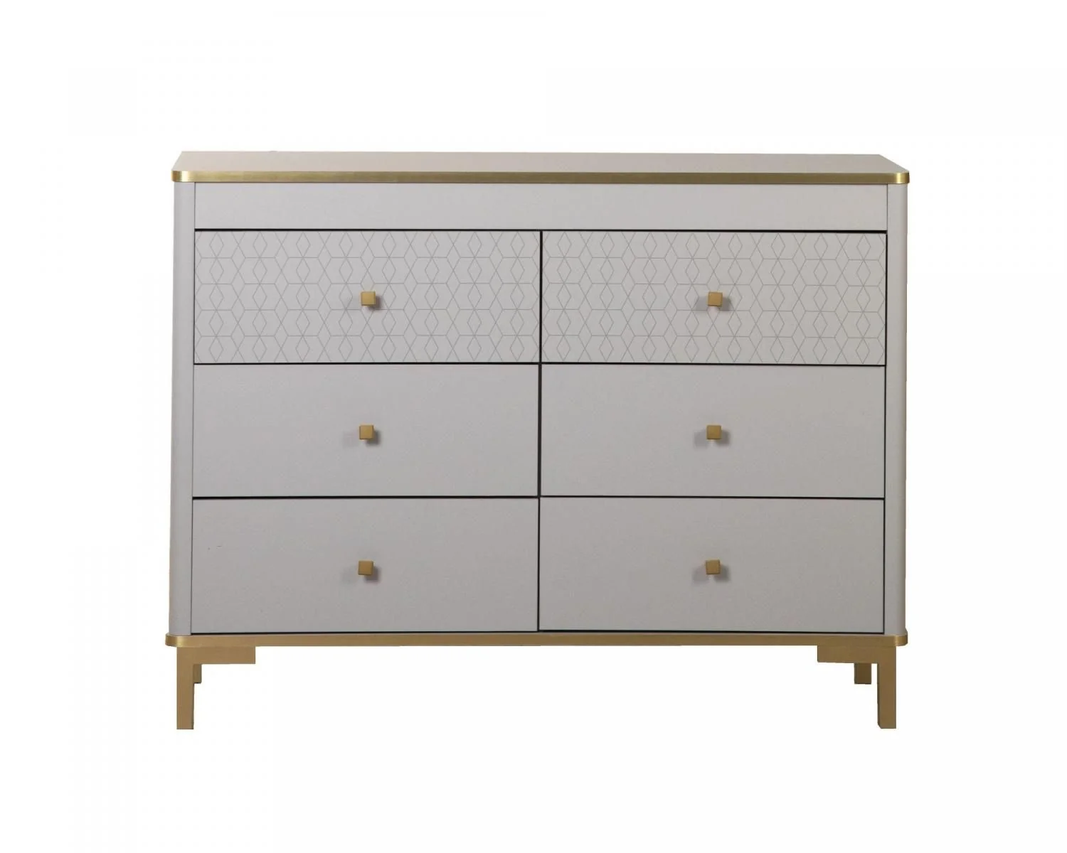 Комод 65.01 Антре серый / золото