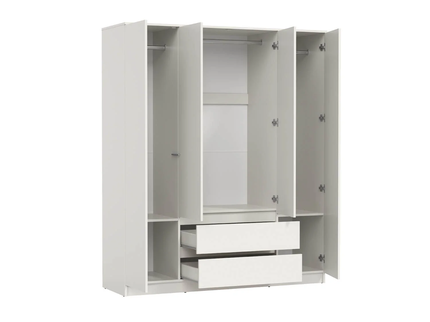 82.01 шкаф для одежды Берген Белый