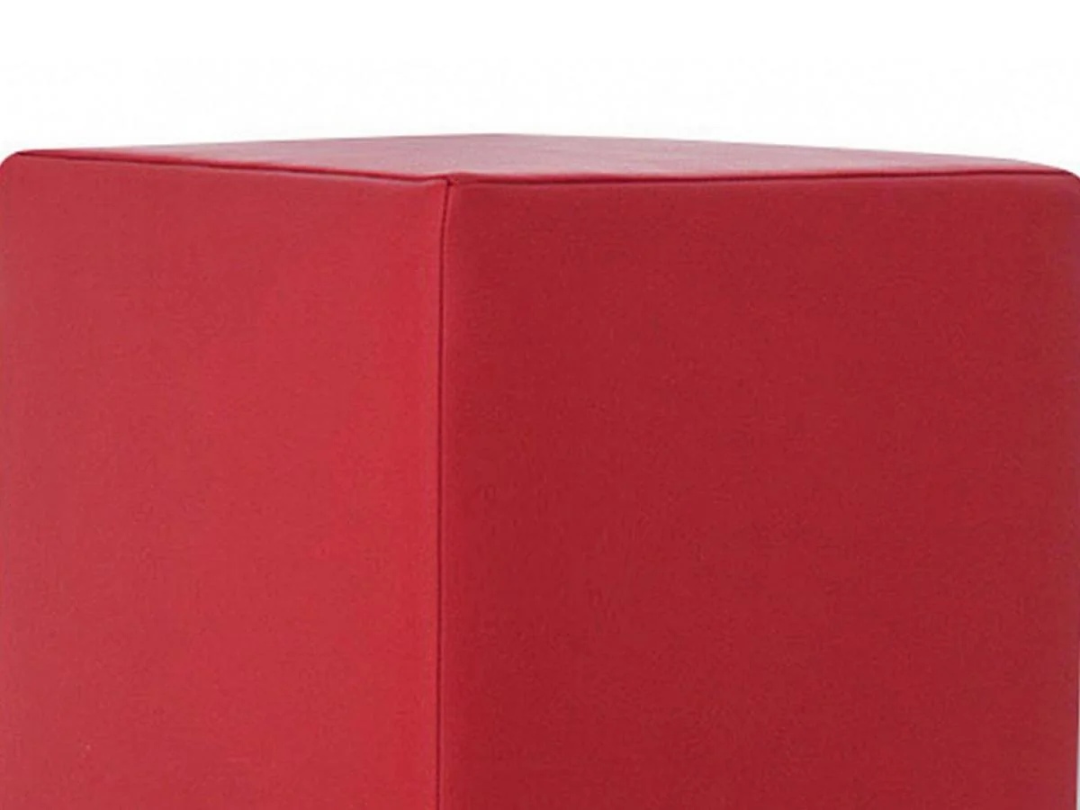 Пуф Валенсия Красный экокожа