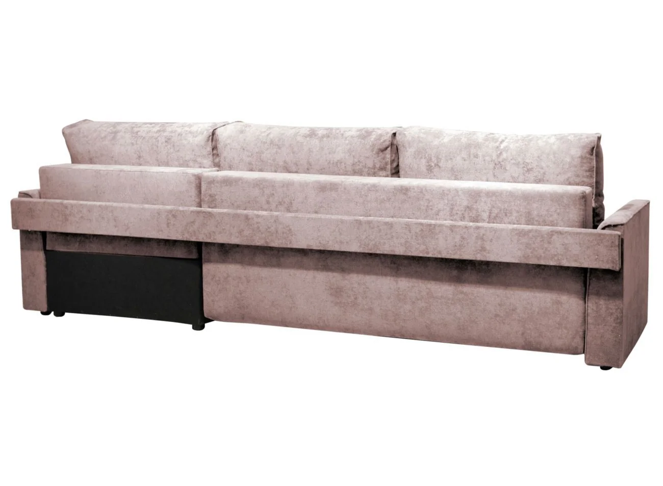 Диван угловой Марсель велюр десерт