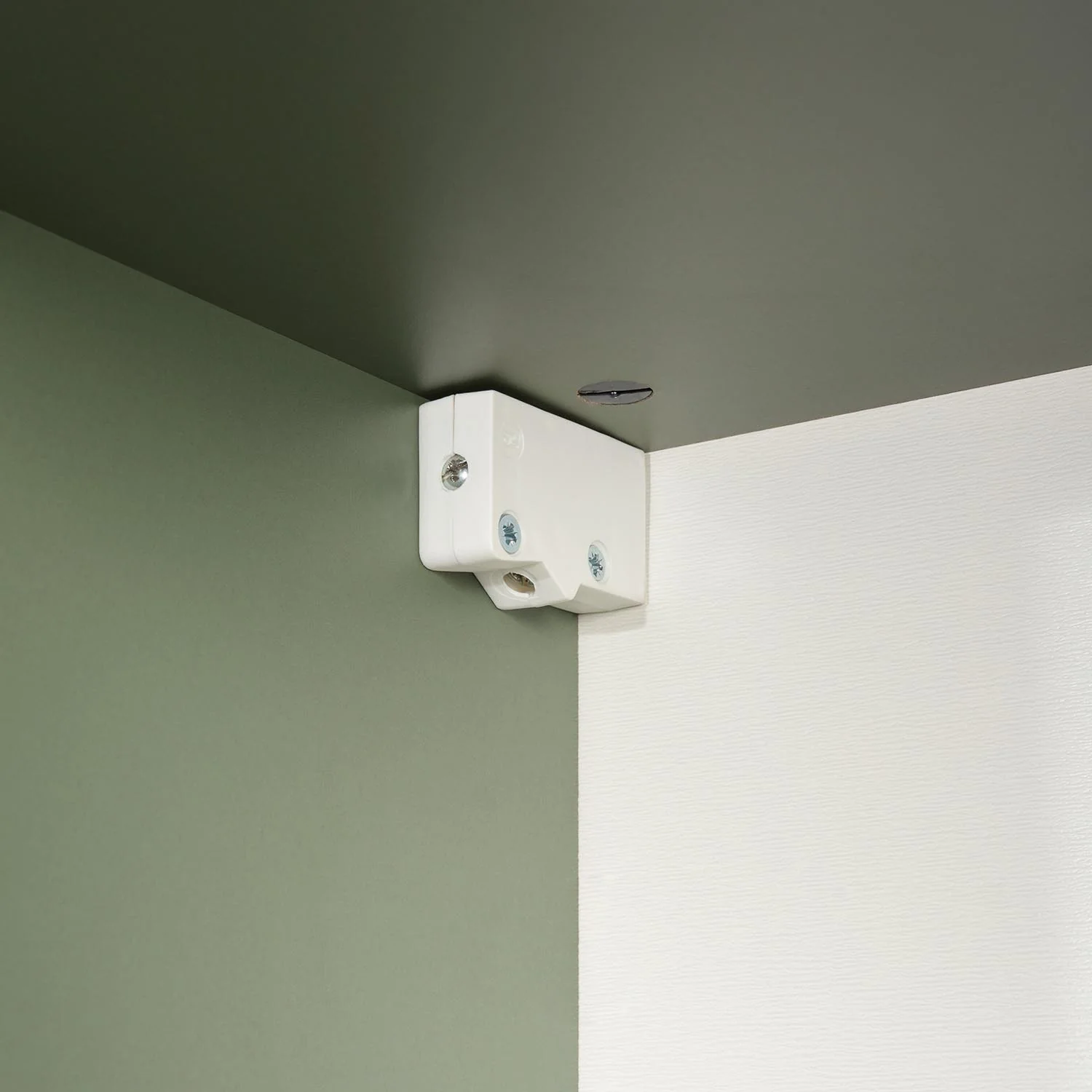 Марион шкаф навесной 16.334 Дымчатый зеленый / Олива шагрень