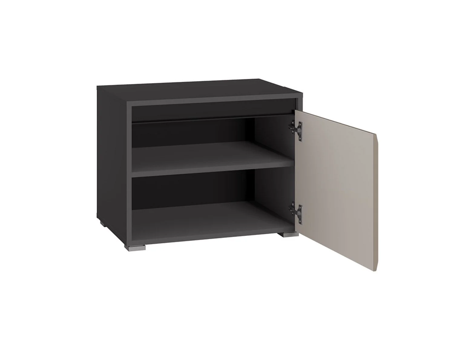 Сидней тумба для обуви 16.129 Антрацит / Капучино