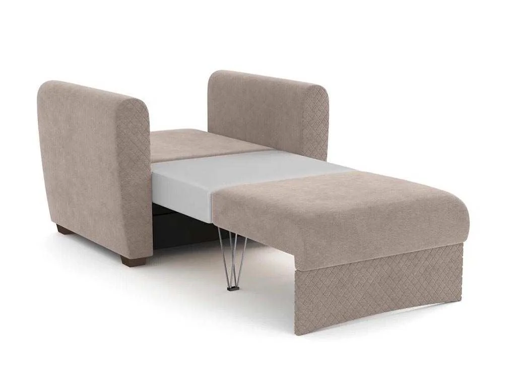 Эдвин М кресло-кровать / велюр прага капучино