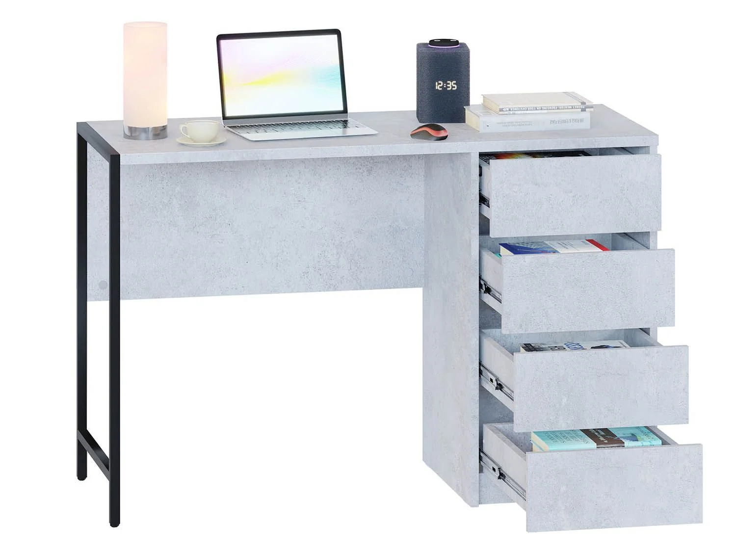 СПМ-405 Стол письменный Бетон