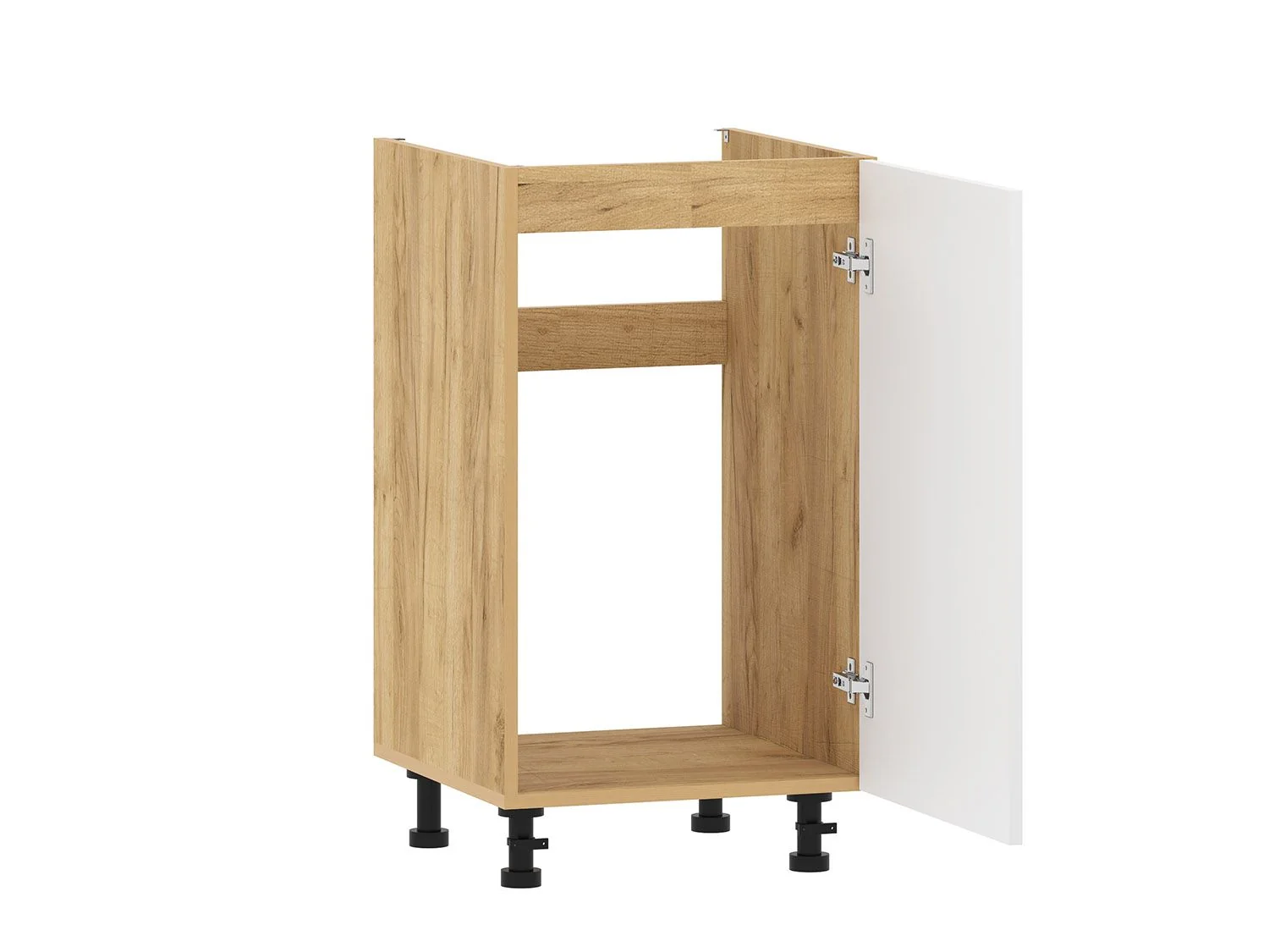 Борги 100.03 тумба под мойку (450) Дуб Крафт золотой / Белый