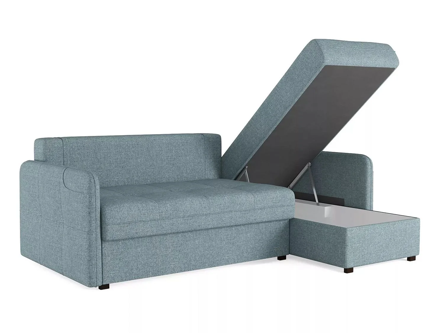 Диван-кровать угловой SMART 1 2Т-1Пф Рогожка Sherlock 975