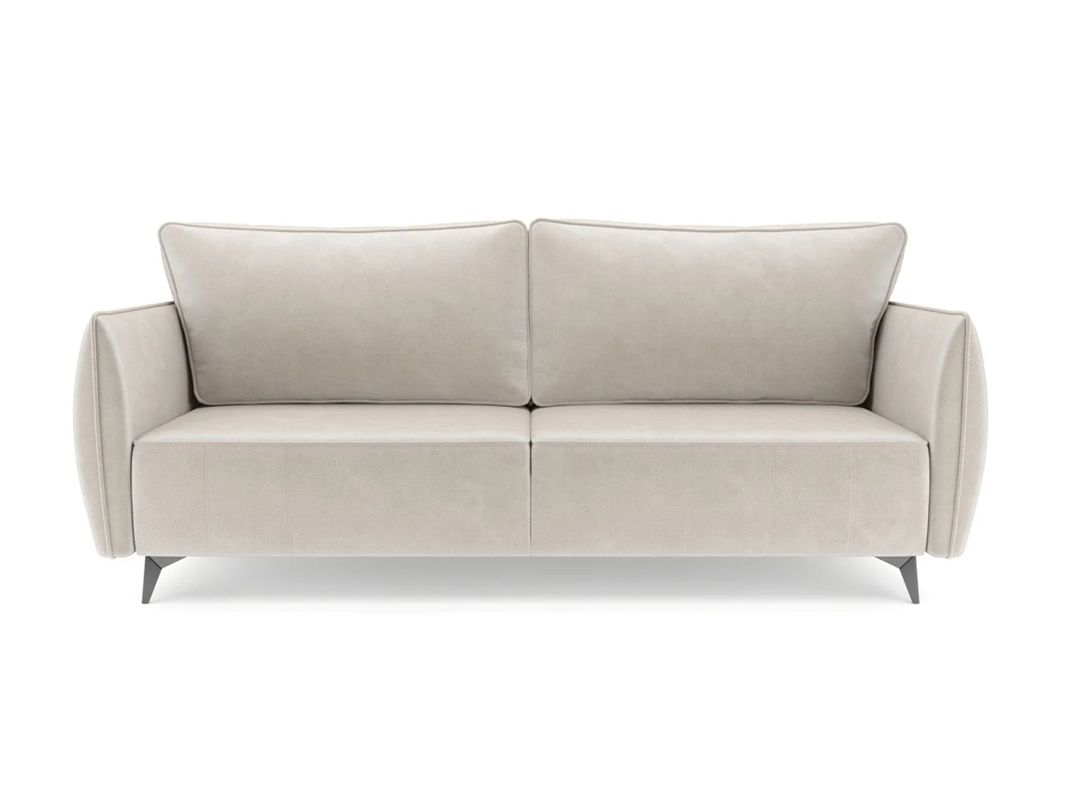 Диван Осло бархат бежевый STAR VELVET 6 LIGHT Beige