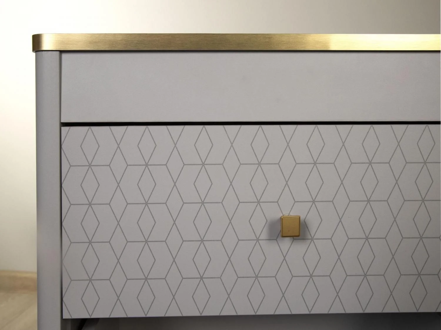 Комод 65.01 Антре серый / золото