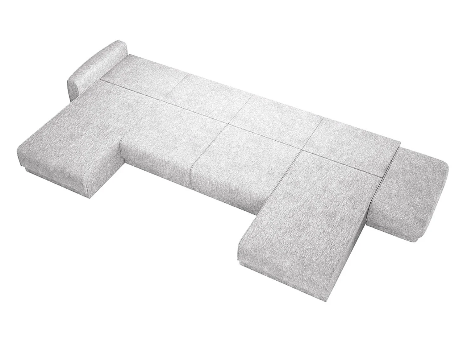 Женева 2S2OPF ПРАВЫЙ диван-кровать угловой еврокнижка / Бриллиант