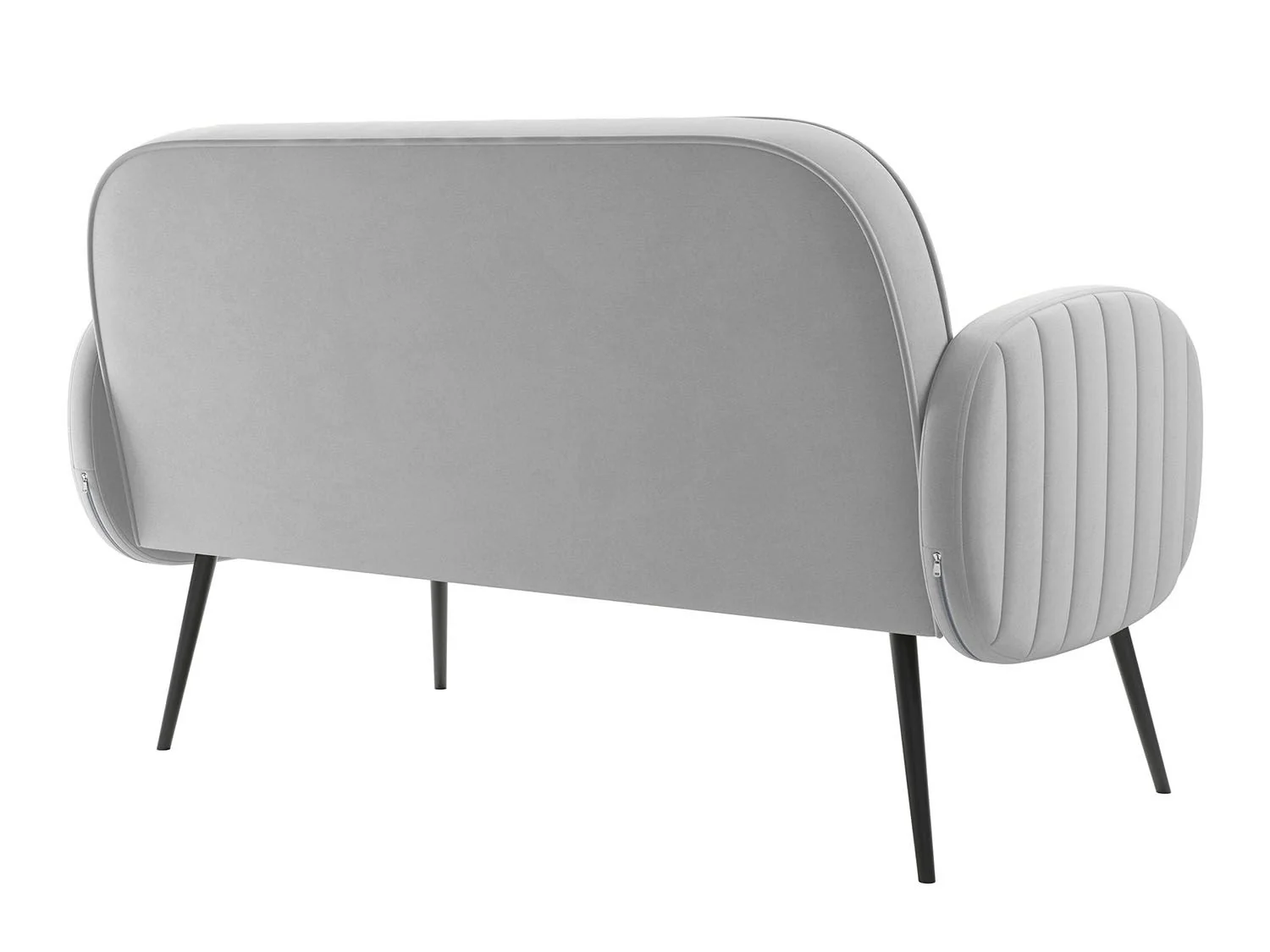 Диван 2-х местный Флеминг S велюр тенерифе грей