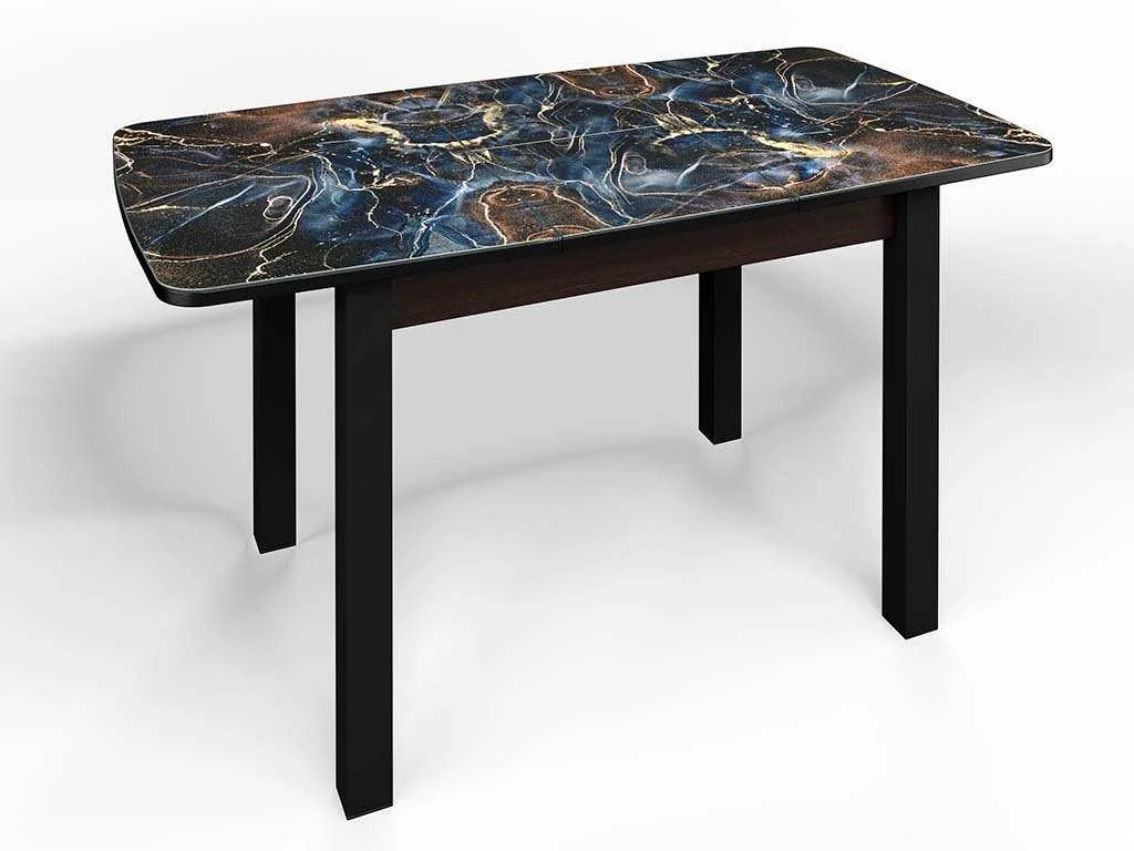 Стол СМ-5 Флорида ноги окрас квадратный венге/черный