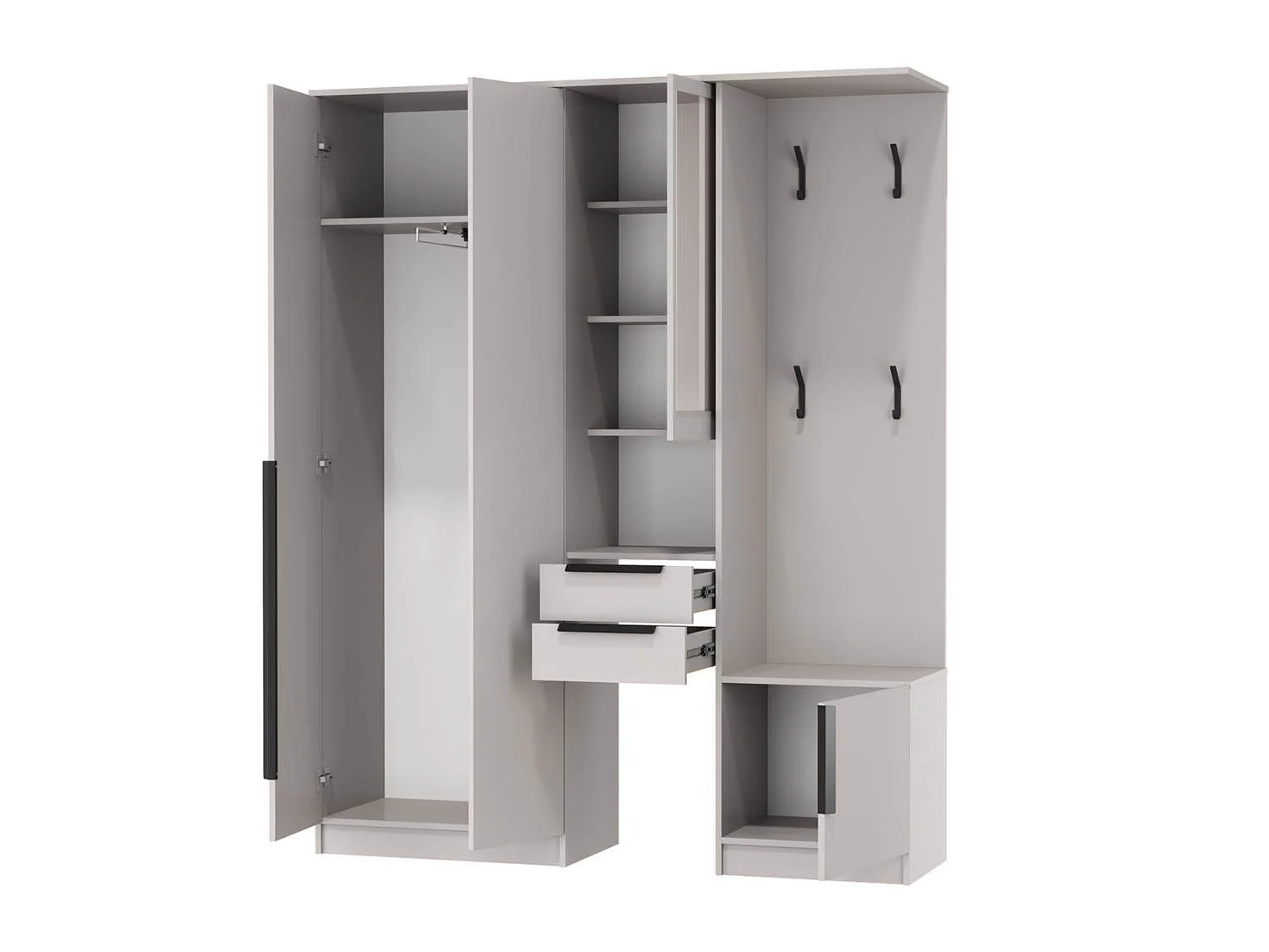 Шкаф комбинированный Дебют-5 / Кашемир