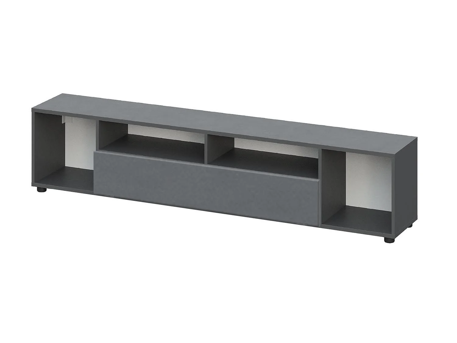Денвер тумба для телевидеоаппаратуры / Графит серый