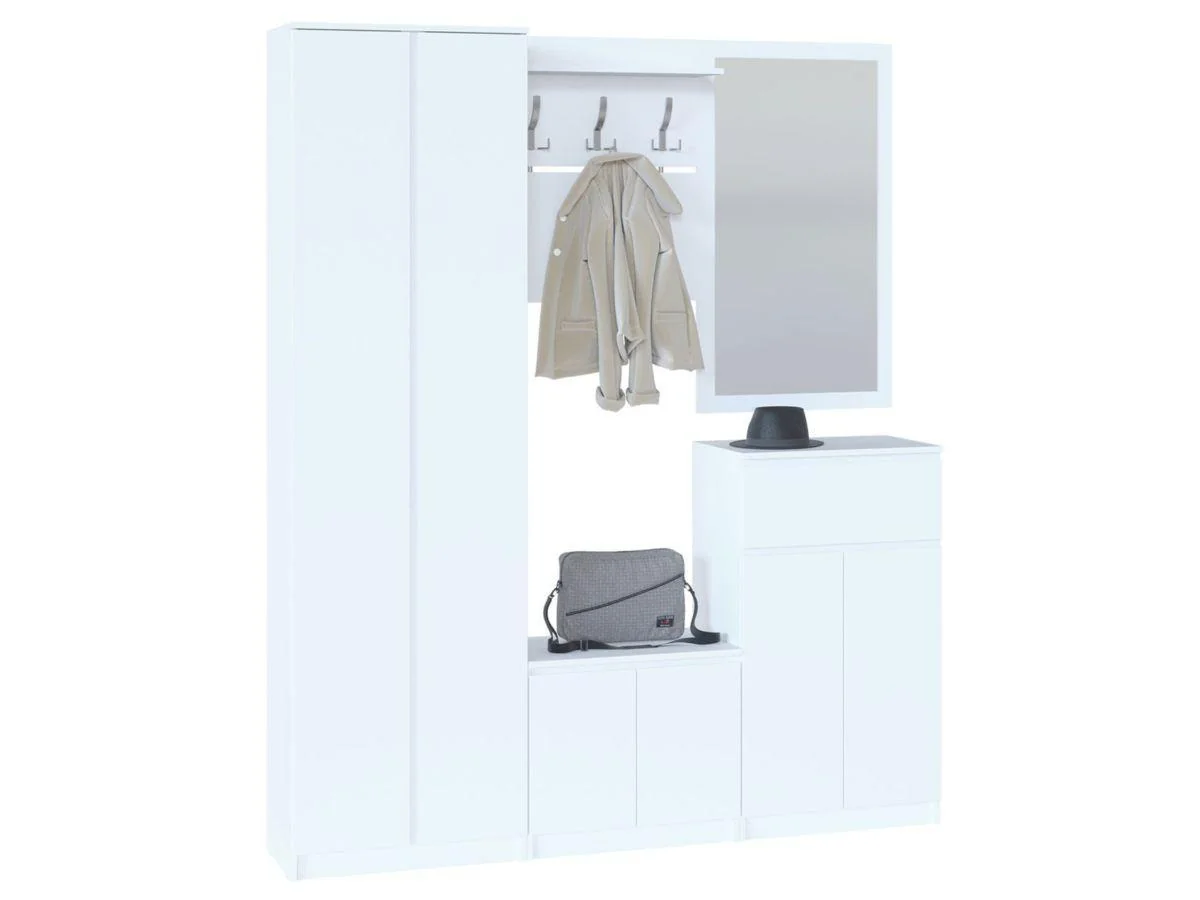 Настенная вешалка ВШ-4 Белый