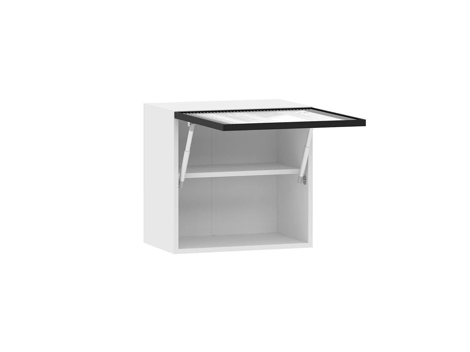 Moru 100.89.500 шкаф кухонный Белый / Черный