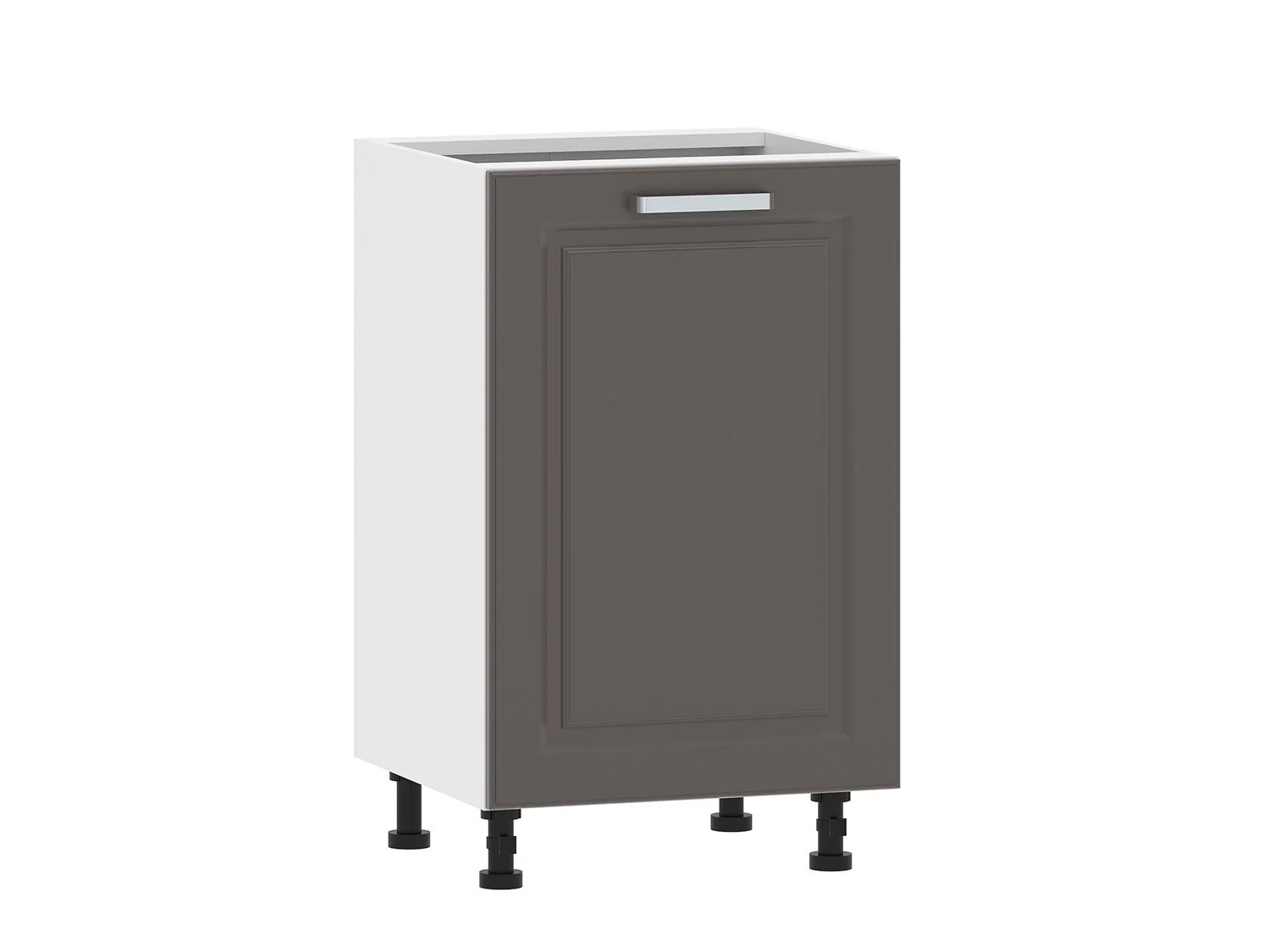 Вокс 100.01 500 тумба кухонная / Белый/Графит