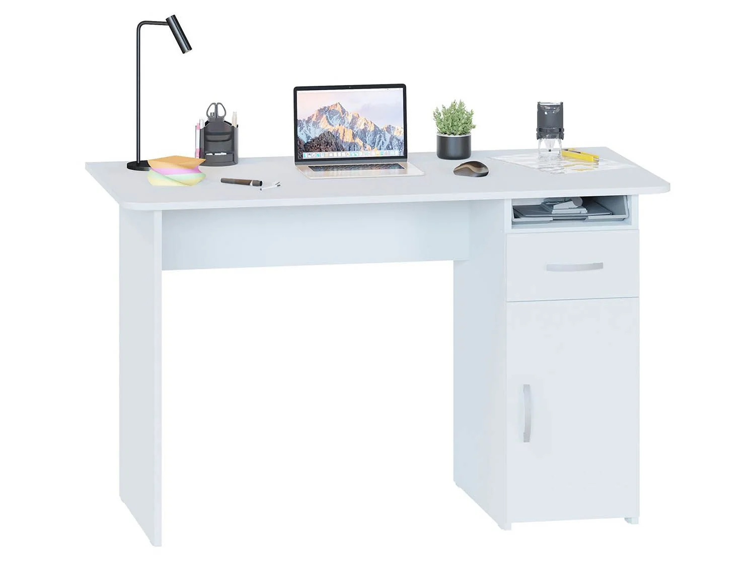 Стол письменный СПМ-03.1 Белый