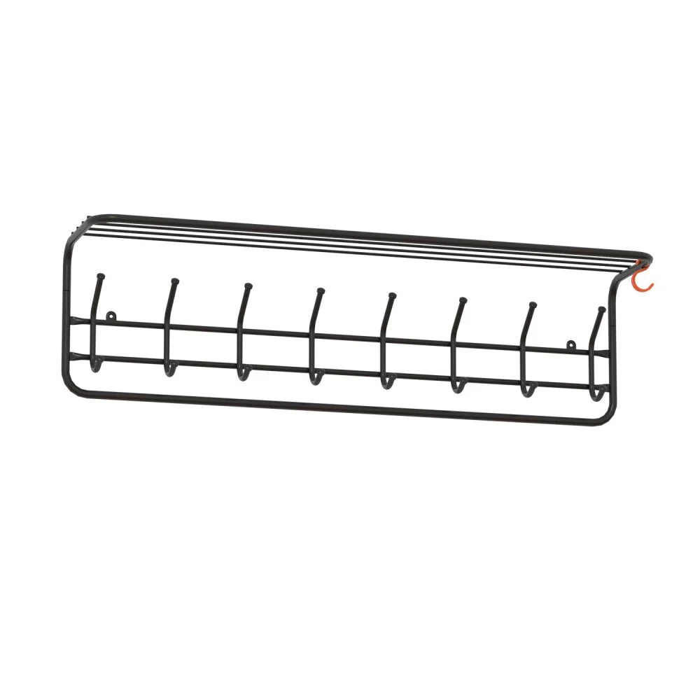 Вешалка с полкой 100 черный