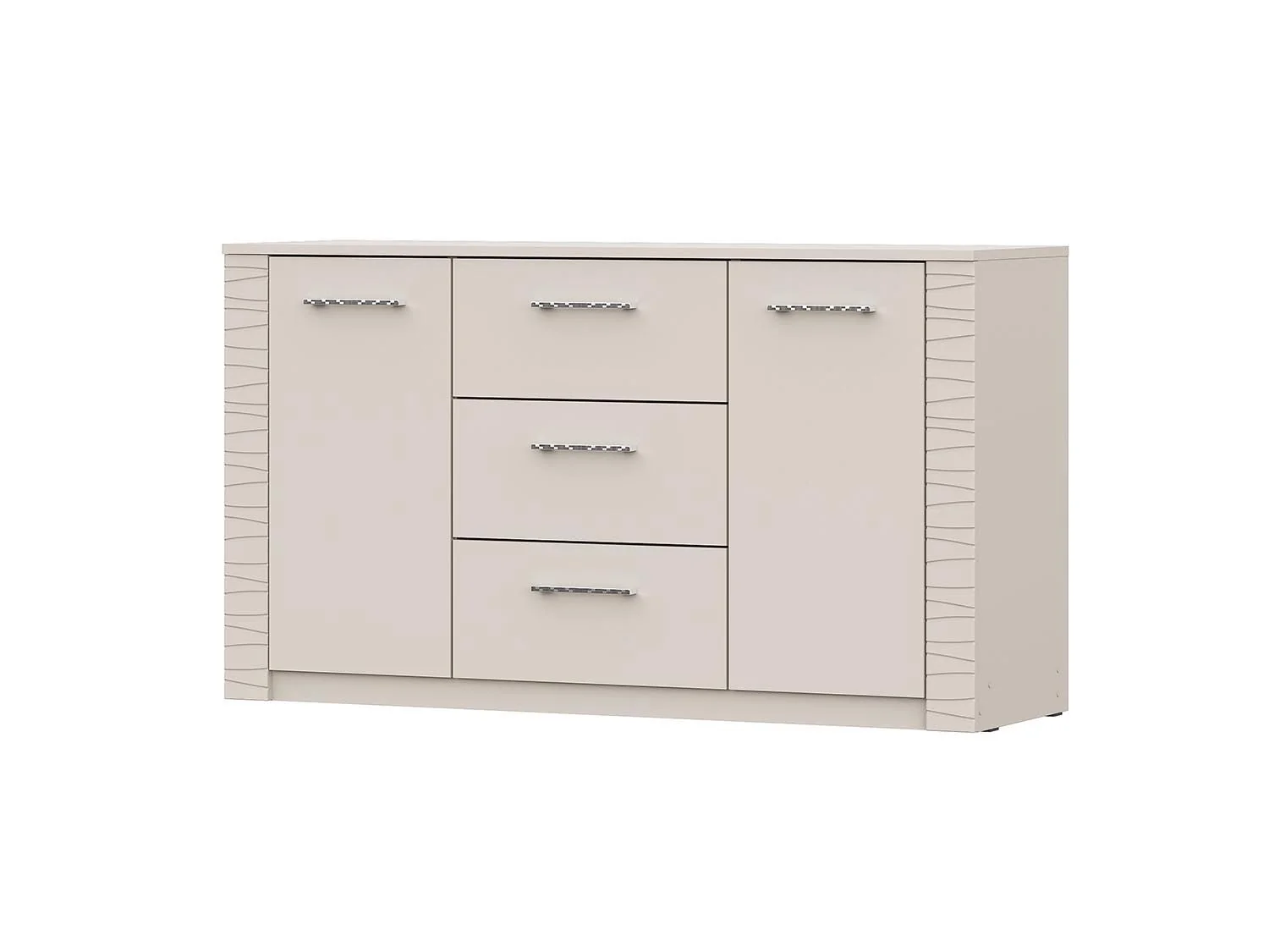 Калипсо комод 3 ящика двухстворчатый / Меланж